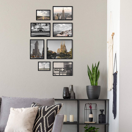 Zestaw czarnych ramek galeria 2 GF0009