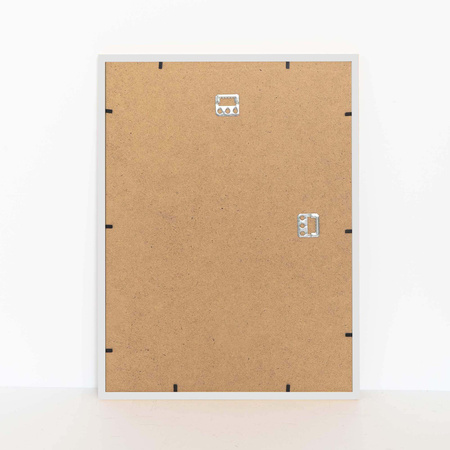 Srebrna ramka drewniana na zdjęcia DRWA FS 40x50 cm