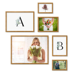 Zestaw dębowych ramek galeria 3 GF0010