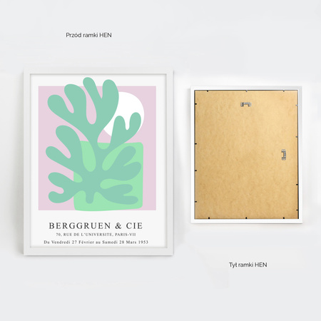 Biała ramka na zdjęcia HEN 1 40x50 cm