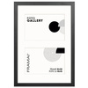 Czarna Foto Galeria 21x30 cm Ramka na 2 zdjęcia 10x15 cm z Passe Partou
