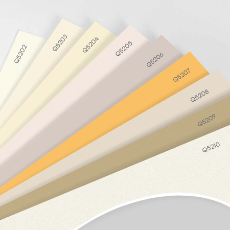 Passe partout 40x50 (30x40) OWAL BEŻOWE DUNE