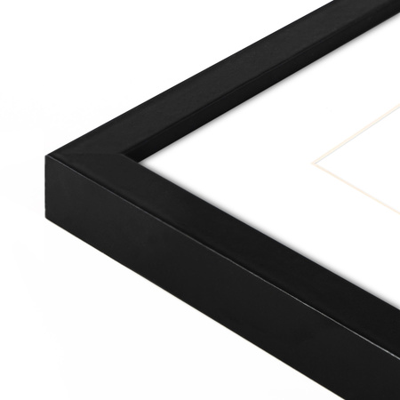 Foto Galeria 30x40 cm kolor czarny Ramka na 4 zdjęcia 10x15 cm z Passe Partout