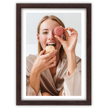 Zestaw brązowych ramek galeria Pinia 4 GF0001