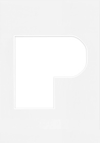 Passe Partout okienko w kształcie LITERKI "P"