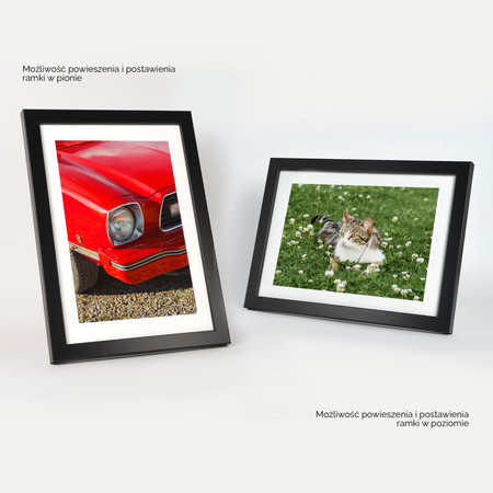 Czarna ramka na zdjęcia HEN 2 21x30 cm