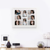 Duża ramka na wiele zdjęć biała 40x50 cm A - 8 zdjęć