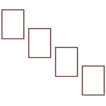 Zestaw ramek PINIA 3 GF0034 L- galeria ramek na 4 zdjęcia