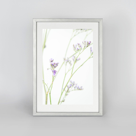 Srebrna ramka drewniana na zdjęcia PINIA S 21x30 cm