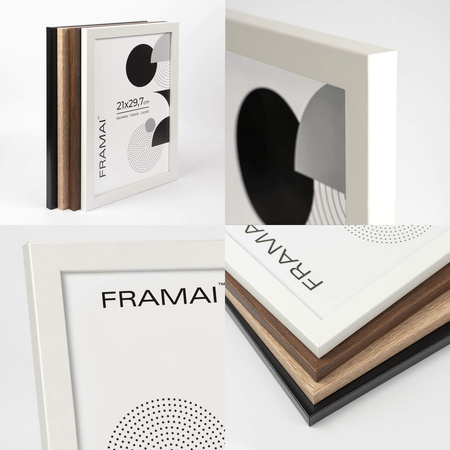 Pakiet 5 szt. białych ramek na zdjęcia HEN 1 21x29,7 cm A4