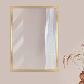 Lustro 50x70 cm w złotej ramce HEN Z