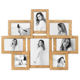 Multirama MULTI HEN 01 ramka na zdjęcia na 8 zdjęć - kolor dębowy