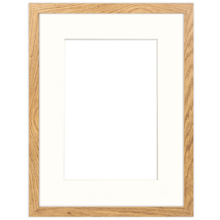 Brązowa ramka na zdjęcia HEN PASS 01 30x40 cm z passe partout (21x30)