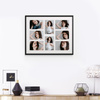 Duża ramka na wiele zdjęć czarna 40x50 cm A - 8 zdjęć