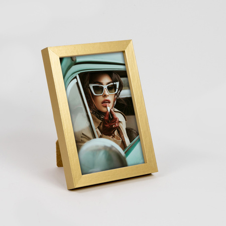 Złota ramka na zdjęcie LUX Z 10x15 cm