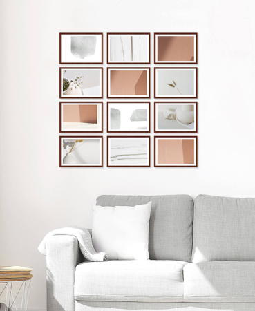 Zestaw ramek PINIA 3 GF0021 - galeria ramek na 12 zdjęć