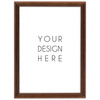 Brązowa ramka drewniana DRWA 4 10x15 cm