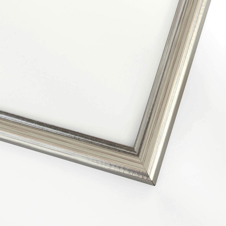 Srebrna ramka drewniana na zdjęcia DRWA FS 15x15 cm