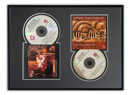 Czarna ramka na 2 płyty CD - 30x40 cm