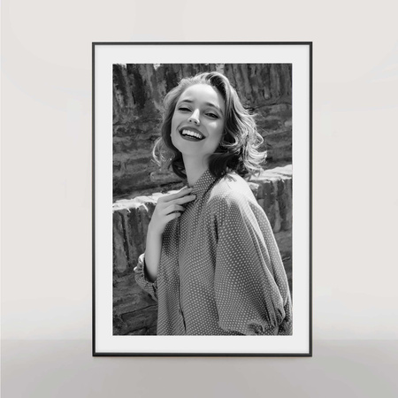 Czarna ramka aluminiowa na zdjęcia Royall 70x100 cm