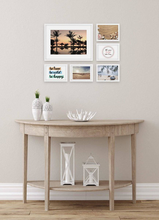 Zestaw białych ramek galeria Pinia 1 GF0002