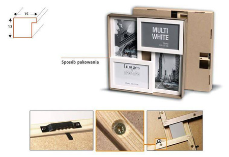 Multirama MULTI WHITE 42 ramka na zdjęcia