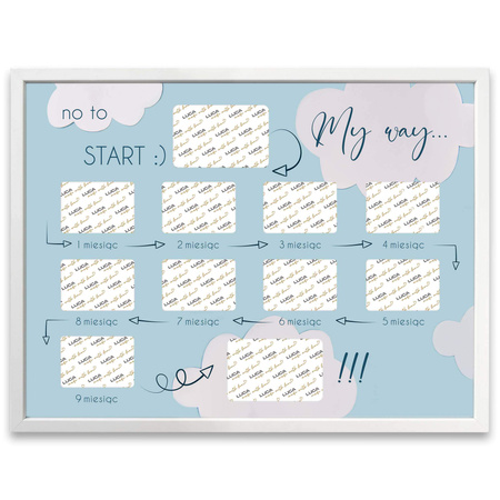 Ramka na zdjęcia MY WAY. Ramka z passe partout o rozmiarze 21x30 cm