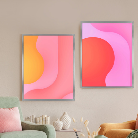 Srebrna ramka na zdjęcia HEN S 40x50 cm