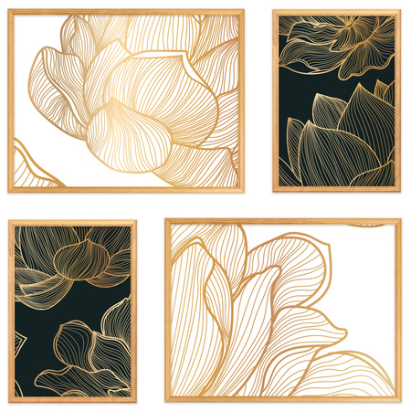 Zestaw naturalnych ramek galeria PRESTO 0 GF0003