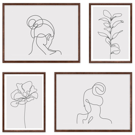 Zestaw brązowych ramek galeria HIT 4 GF0003