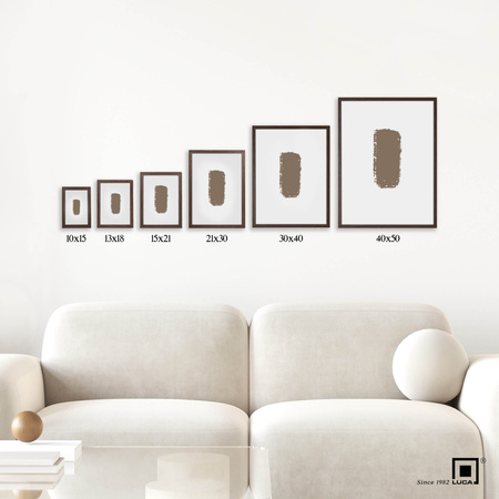 Pakiet 5 szt. beżowo-białych ramek na zdjęcia FDM M5 10x15 cm