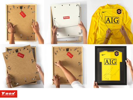 Ramka na koszulkę T-BOX - seria XPress White S