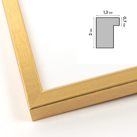 Złota ramka na zdjęcieKEA Z 50x70 cm