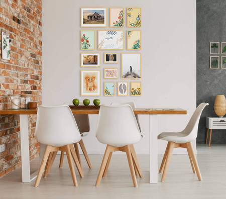 Zestaw naturalnych ramek galeria Pinia 0 GF0001