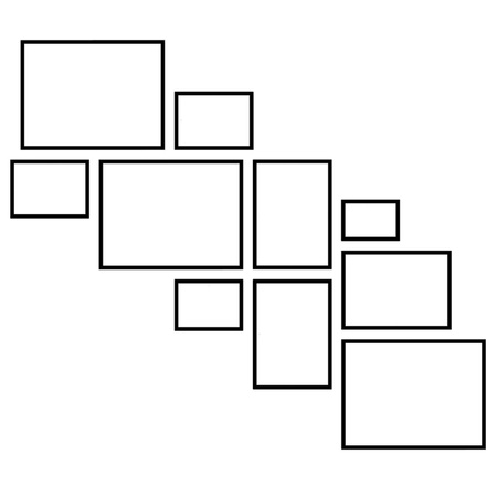 Zestaw ramek PINIA 00 GF0033 L - galeria ramek na 10 zdjęć
