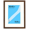Brązowa ramka na zdjęcia HEN PASS 4  30x40 cm z passe partout (21x30 cm)