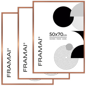 Ramka na zdjęcia 50x70 cm Zestaw 3 sztuk LUX M