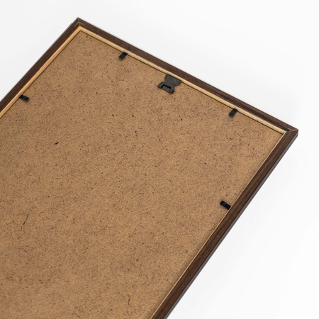 Pakiet 5 szt. ciemno brązowych ramek drewnianych na zdjęcia DRWA 44 21x30 cm