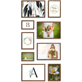 Zestaw brązowych ramek galeria 4 GF0004