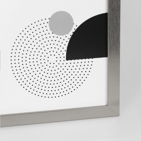 Srebrna ramka na zdjęcia HEN S 70x100 cm