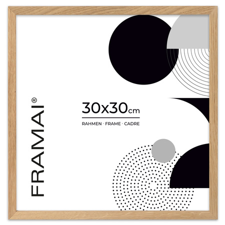 Dębowa ramka na zdjęcia OAK 30x30 cm