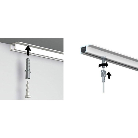 Szyna sufitowa Top Rail biała