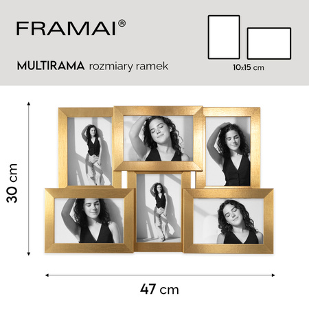 Multirama MULTI HEN Z ramka na zdjęcia na sześć zdjęć
