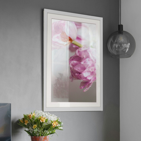 Biała ramka na zdjęcia HEN 1 40x50 cm