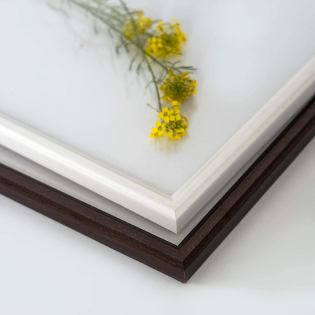 Ciemnobrązowa ramka drewniana DRWA 44 40x50 cm