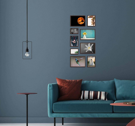 Zestaw brązowych ramek galeria 44 GF0004