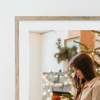 Ramka na zdjęcia drewniana FIT w kolorze jasnego drewna 50x70 cm