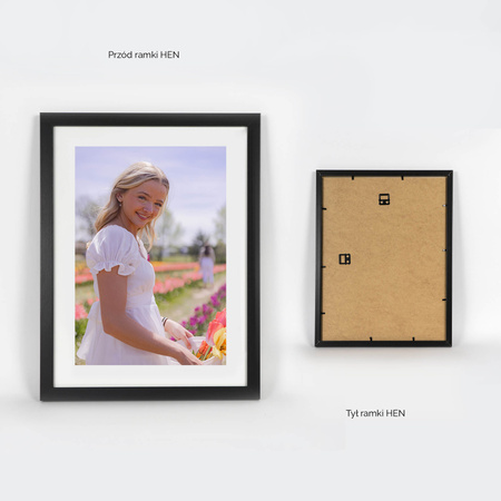 Czarna ramka na zdjęcia HEN 2 30x40 cm