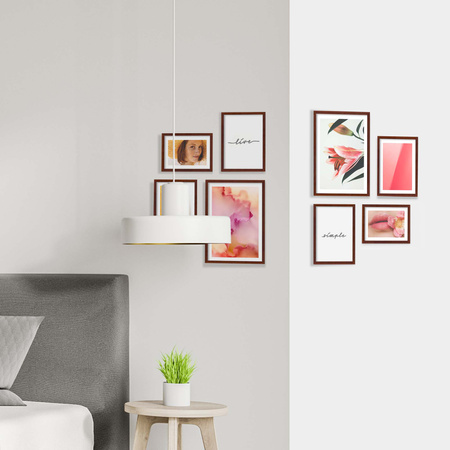 Zestaw ramek PINIA 3 GF0043 - galeria ramek na 8 zdjęć