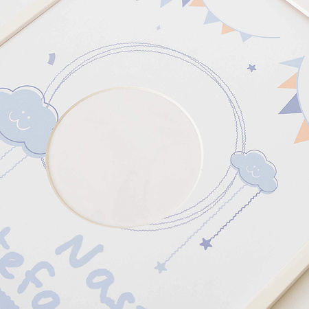 Personalizowana Ramka dla Dzieci 30x40 cm biała z passe partout